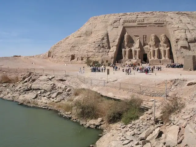 Abu Simbel Temples on the Lake